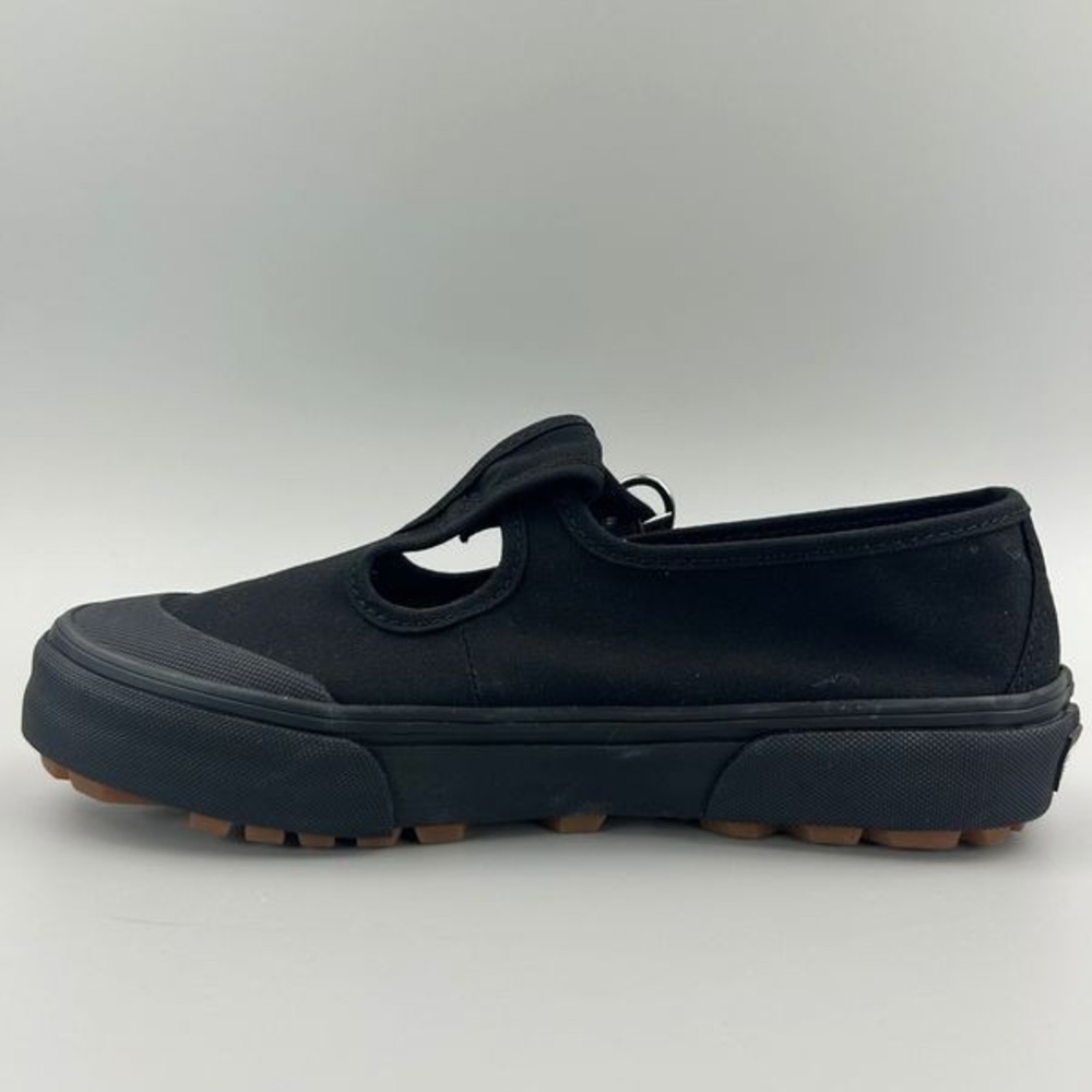 Vans Style 93 Mary Jane Women Size 8 Black Canvas Heart Buckle Shoes NEW - Picture 2 of 6